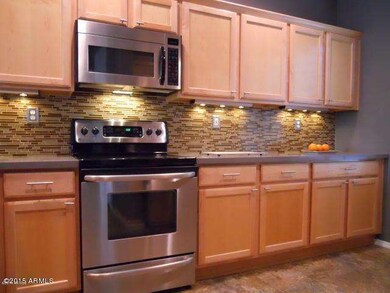 Maple Cabinets with Silestone Quartz Cou