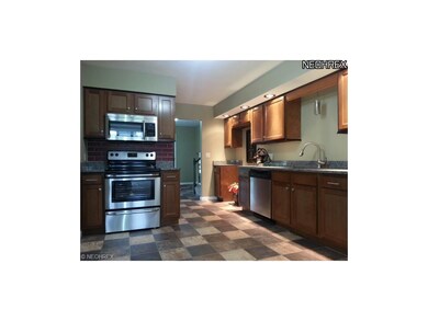 Kitchen is beautiful.  Granite counters, all new a