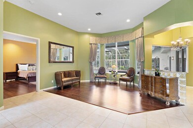Formal Living room overlooking pool