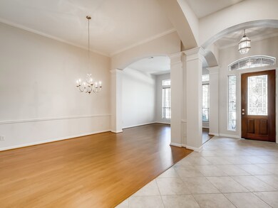 A Grand Foyer welcomes you into the home.