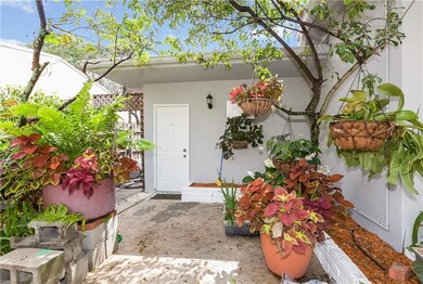 Front of house with a separate entrance