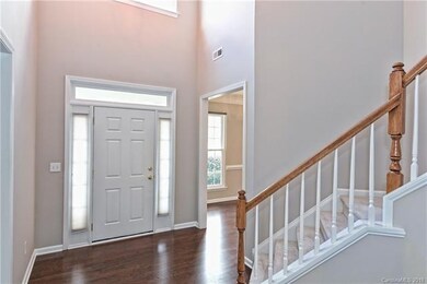 Two story foyer