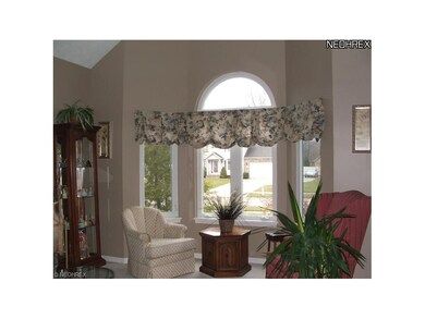 Bay window with half circle above in the  beautifu