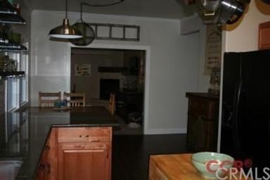 Remodeled Kitchen and View into Living Room
