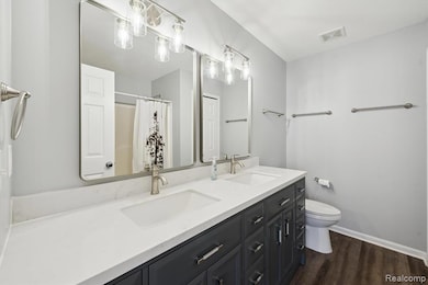 Newly Remodeled EnSuite Primary Bathroom w/ Dual Vanity