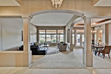 living room & dining room