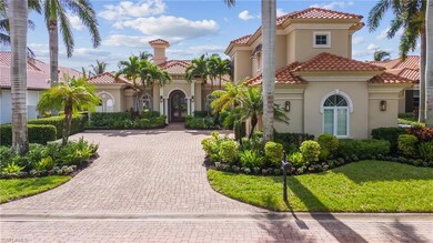 Mediterranean / spanish-style home with a front la