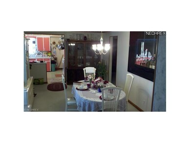 Dining room in original section of home. It used t