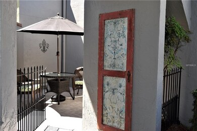 Inviting Courtyard Leads to Garage!