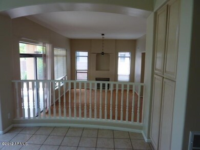 Kitchen overlooking family room