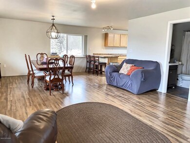 Upstairs living & dining