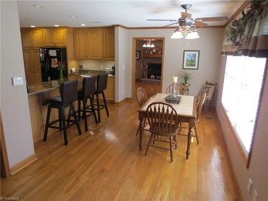 Large Breakfast area with a great view of the patio.
