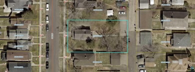 Aerial view of property's location