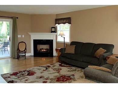 Living Room. Gas fireplace for those...