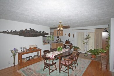 Dining room with French doors