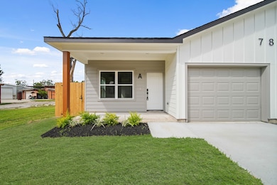 Front view entrance of Unit A.