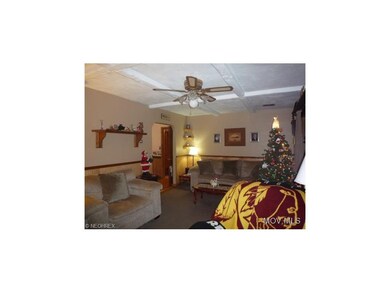 Beamed ceiling