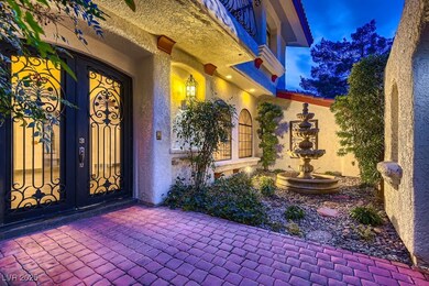 Peaceful courtyard with a second 8' 3 tiered fount
