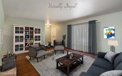 Living Room Virtually Staged