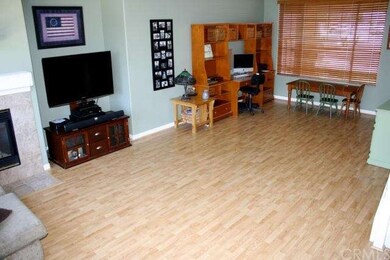 Living Room with Laminate Floors