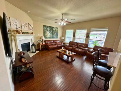 Awesome Living Room with solid wood floors!