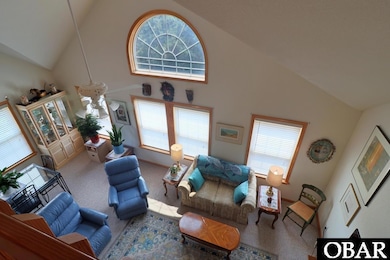 Balcony view of living room