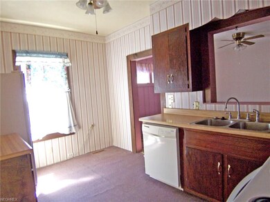 Kitchen into family room