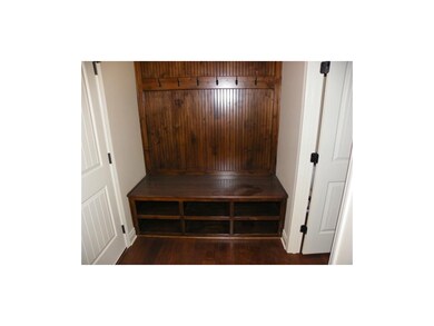 Convienient Boot Bench off garage entry