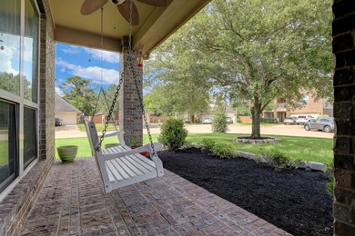 A calming place to relax and chat with the neighbors.