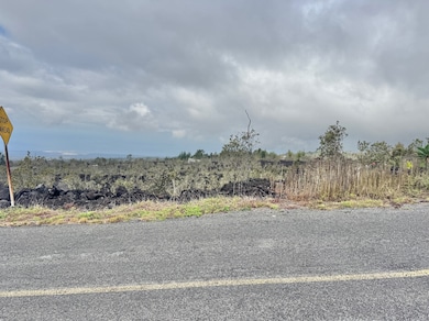 The approximate middle of Lot 24 Block 111 with coastline and horizon view in the background.