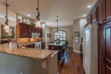 Beautiful GRANITE Counters + Large Breakfast bar.