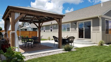 Back of Home and Patio with Gazebo for covered and