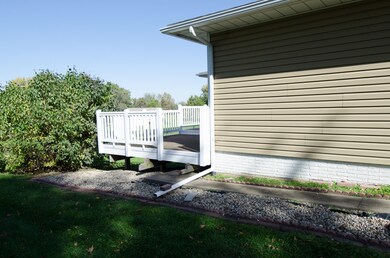Side photo showing south deck