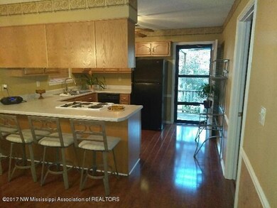 kitchen with wood floors