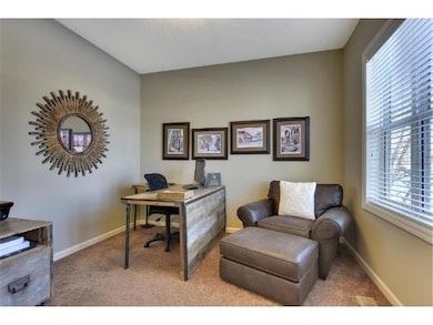 Main level Office provides plenty of space and an 