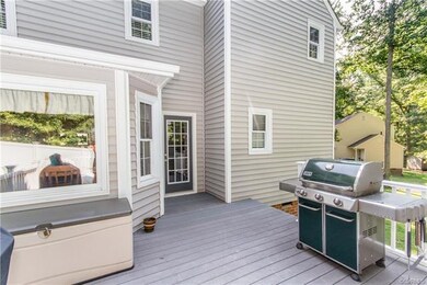 Composite Decking with Vinyl Railing.