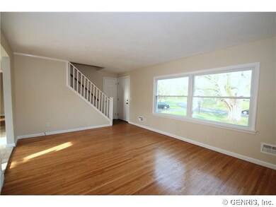 Living Room BIG living room with hardwoods-
