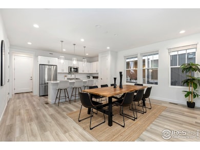 Kitchen and dining area