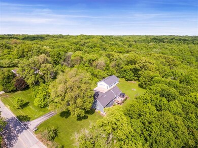 Property surrounded by trees, nature, and wildlife