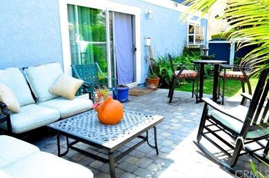 Back yard relaxation area