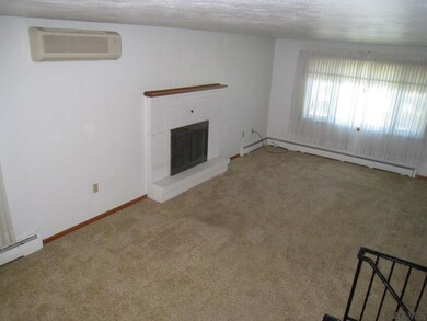Living room fireplace