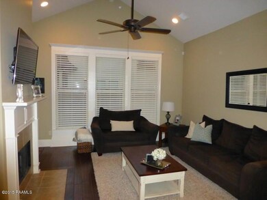 Living Room with Fireplace