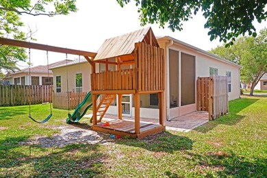 Backyard with Playset