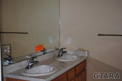 Master bath featuring double sinks