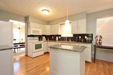 A view of the kitchen