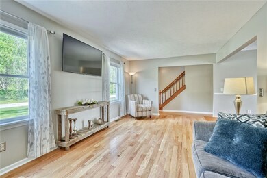 Living Room with hardwood floors.