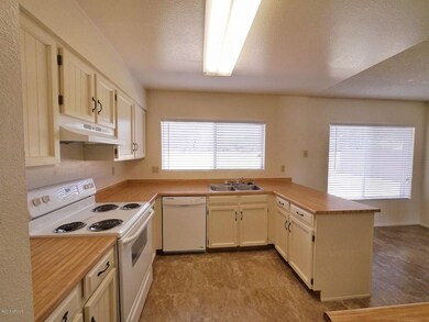 Kitchen freshly painted cabinets