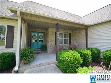 Front Porch with Beautiful Front Door