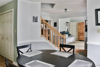 View from the Dining Room to the Foyer and Great R