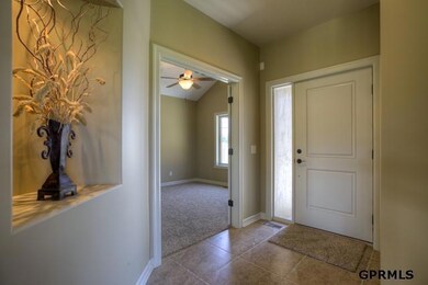 Custom tile entry & door with side window